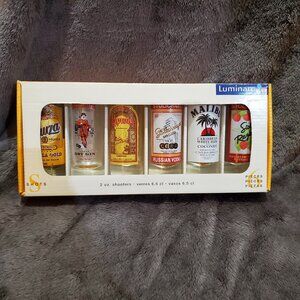 Luminarc Liquor Set of 6 Shooters 2oz Shot Glasses Read Description